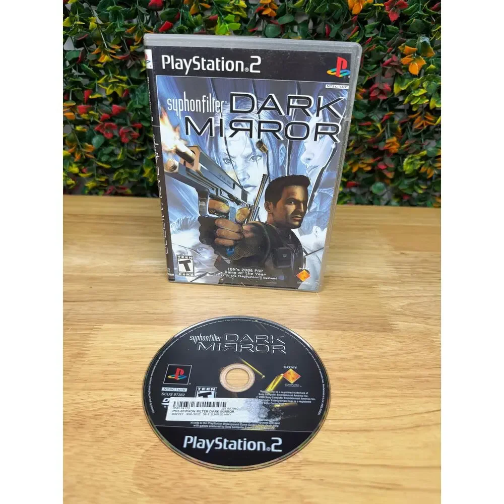 Syphon Filter Dark Mirror Playstation 2 PS2 Game 2006 No Manual‎ (TESTED) Sony